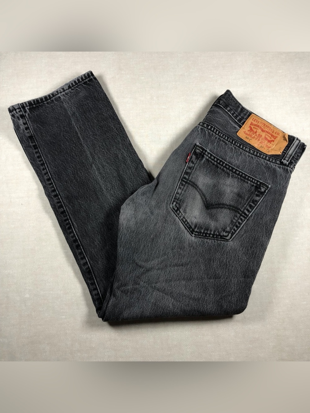 Levi's 501 Original Fit Jeans Original Fit Straight Leg Jeans Black Waist 32